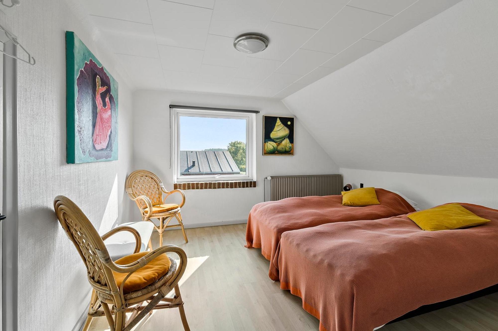 Bed and Breakfast Logi I Hus Med Kunst Og Have Vestervig Exterior foto
